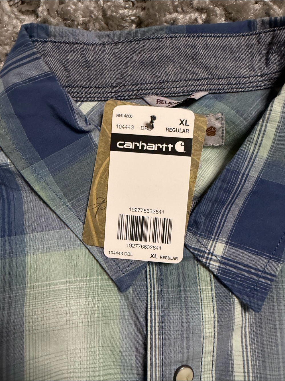 NEW Carhartt Button Down Shirt - Picture 4 of 4